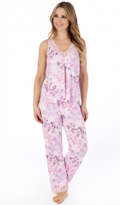 Gaspe V-Neck Sleeveless Pyjamas